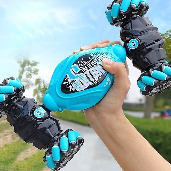 hand holding Turbo Drive RC outdoors